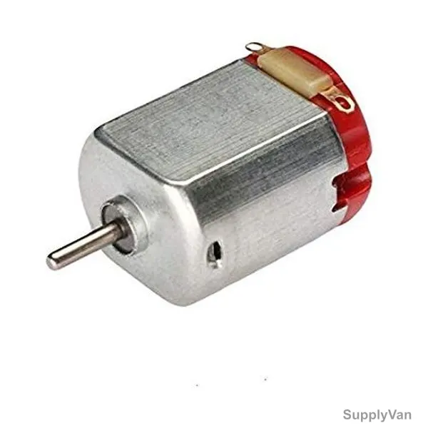 High Power Torque Magnetic Mini Electric Motor 2 Terminals Connector, 3V, Grey