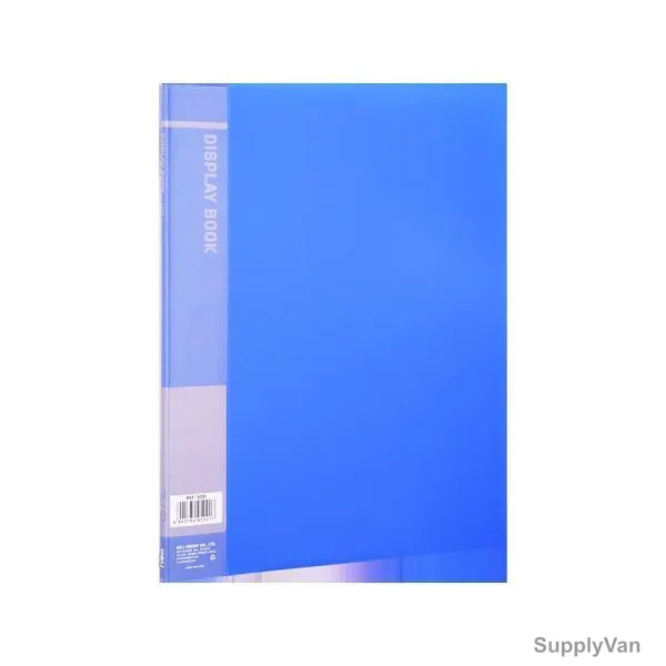 Deli Display File, E5001, 10 Pockets, Blue