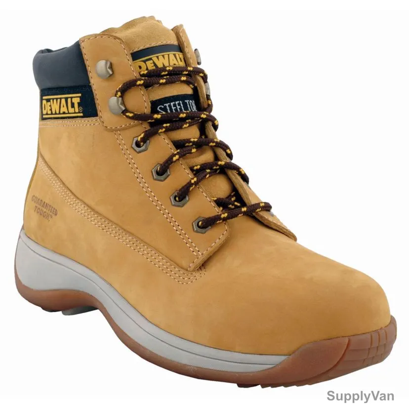 Dewalt Apprentice 6 Inch Work Boots, 60011-103-44, Steel Toe, Size44, Honey