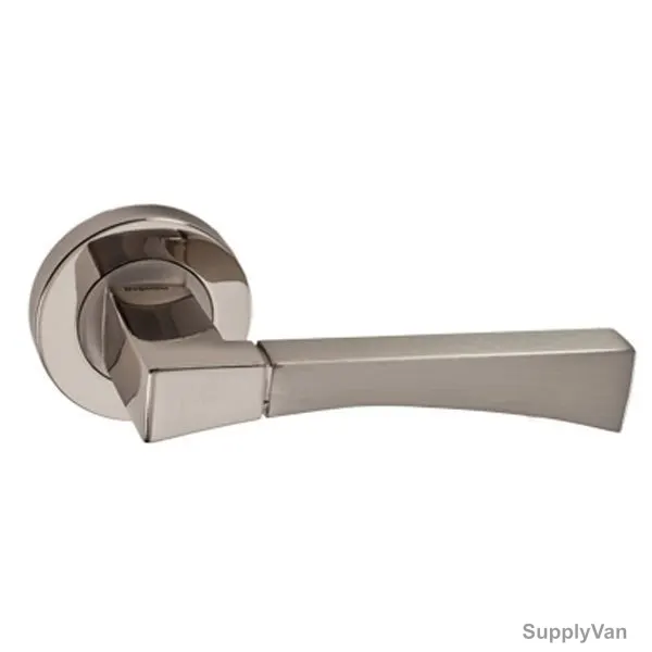 Doganlar Door Handle, Simge, Zinc, Satin Nickel