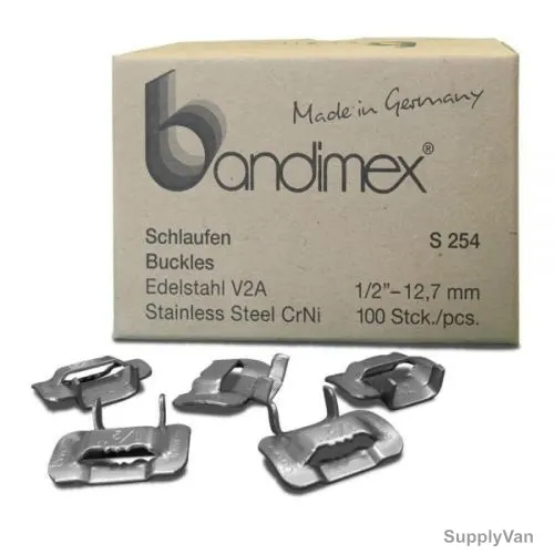 Bandimex Buckle, S-254, 12.7MM, 100 PCS/Box — image 1