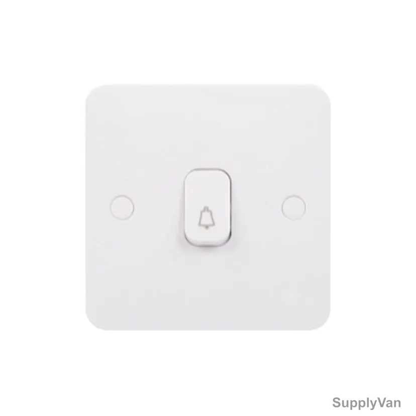 Schneider Electric 2 Way Retractive Plate Switch, GGBL1012RBS, Lisse, 10A, 230VAC, White