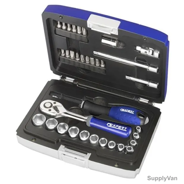 Expert Socket And Accessory Set, E194672, 34PCS