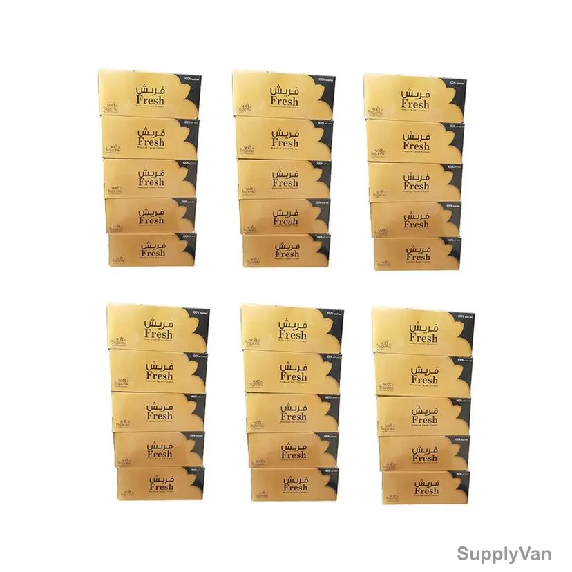 Fresh Facial Tissue, F200x30, 2 Ply, 200 Pcs x Pack of 30
