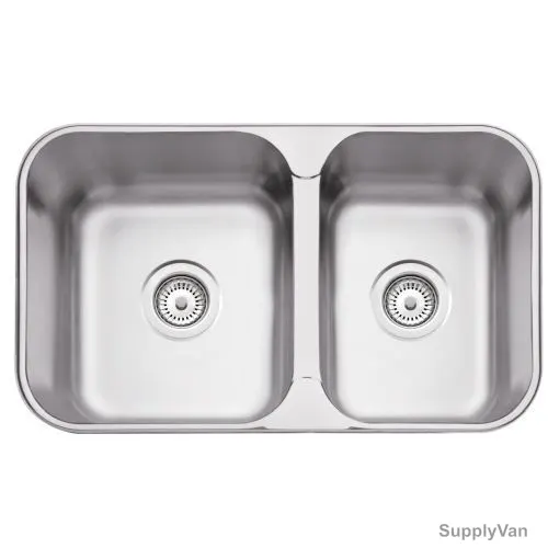 Tramontina Double Bowl Kitchen Sink, 94062102, 69 x 40CM