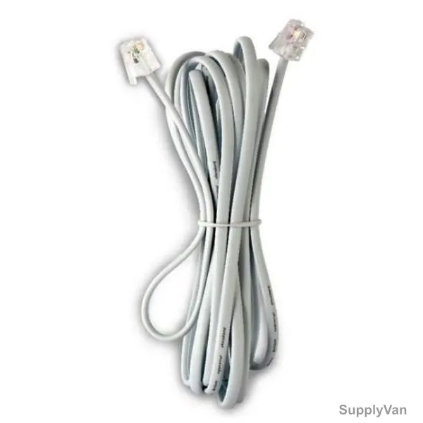 Terminator Telephone Extension Cord, 3 Mtrs, White