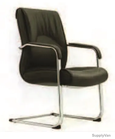 Avon Furniture Executive Office Chair, AVM-103CV, Medium Back, Fixed Arm