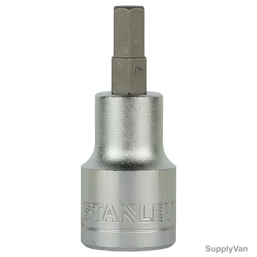 Stanley 4 Point Hexagonal Bit Socket, STMT73374-8B, 1/2 Inch Drive, 7MM