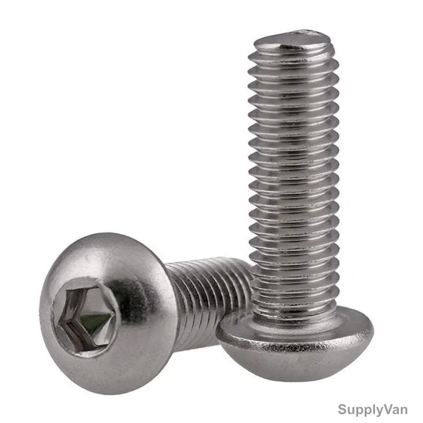 Extrusion Button Head Bolt, Stainless Steel, M8 x 20MM, PK10