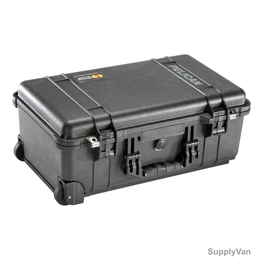 Pelican Protector Carry-On Case With Padded Divider, 1510, Polypropylene, Black/Yellow — image 1