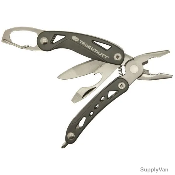 True Utility Clip Multi Tool, TU-196, Silver — image 1