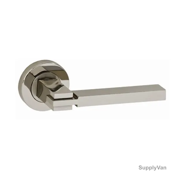 Doganlar Door Handle, Beta, Zinc, Satin Nickel