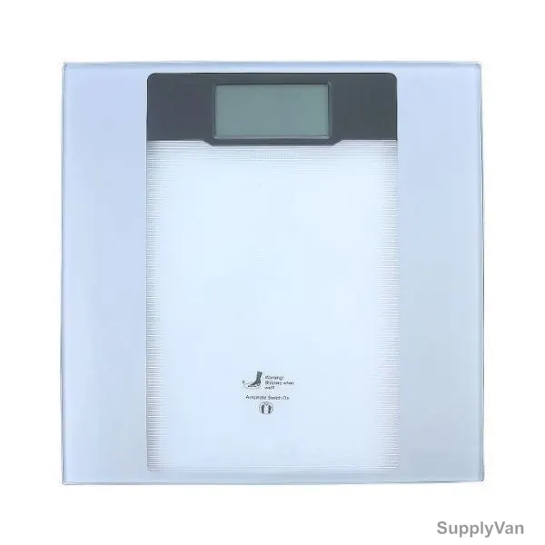 JEC Tempered Glass Platform Digital Scale, EPS-2023, White