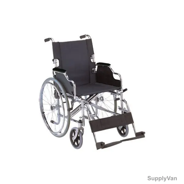 3W Wheel Chair, 3W-908-LAH-46, Steel, Black