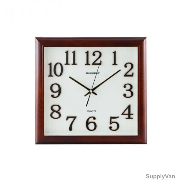 Olsenmark Wall Clock, OMWC1780, Brown