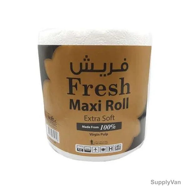 Fresh Embossed Maxi Roll Tissue, 6923701648316, 1000GM Roll, White — image 1