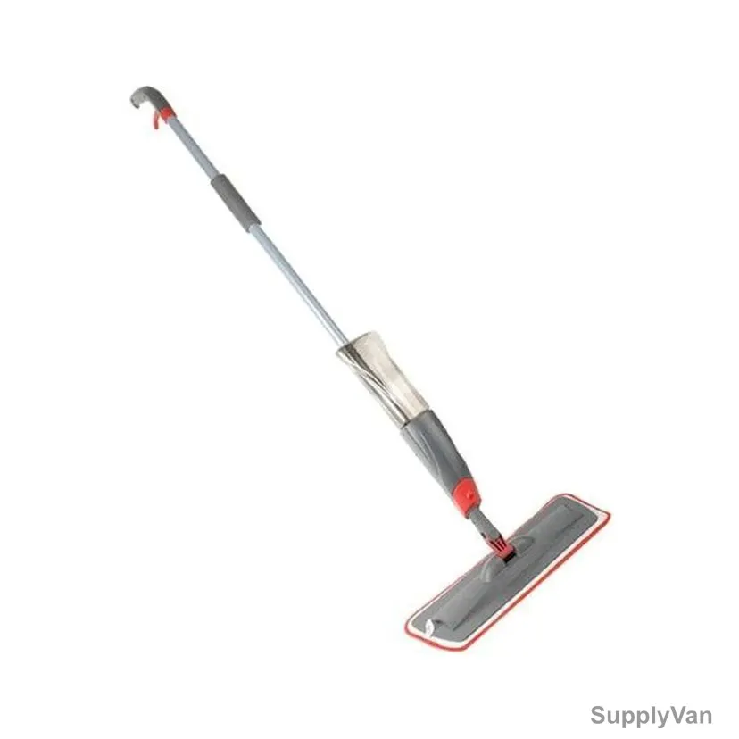 Spray Mop With 125CM Handle Length, PV08-2, Plastic, 38CM, 500ML Capacity, Dark Grey