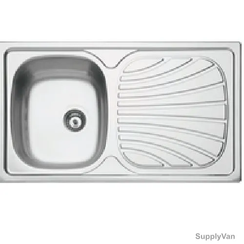 Tramontina Single Bowl Kitchen Sink, 93845603, 86 x 50CM