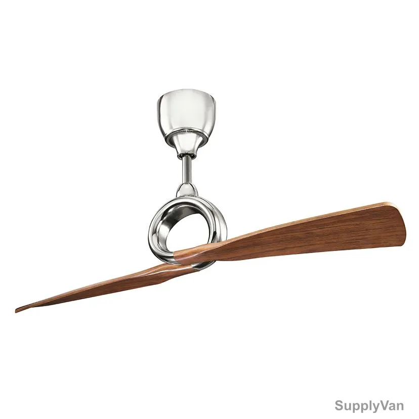 Kichler Ceiling Fan, 300168-PN, Link, 32.4W, 2 Blade, 54 Inch Blade Dia, Polished Nickel — image 1