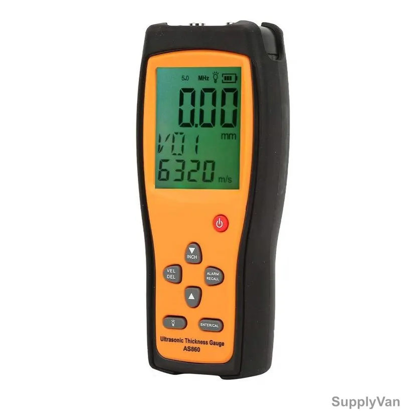 Smart Sensor Ultrasonic Thickness Gauge, AS860, Range 1.0-300mm — image 1