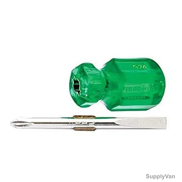 Taparia Two in One Stubby Screwdriver, 974