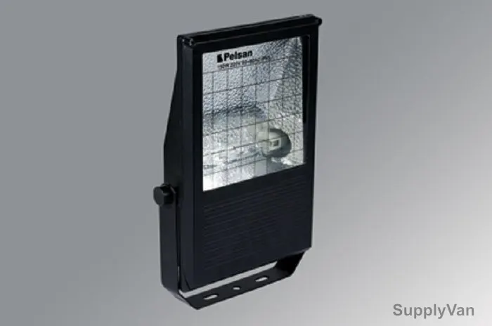 Pelsan Flood Light, Semiad, 150W, Black