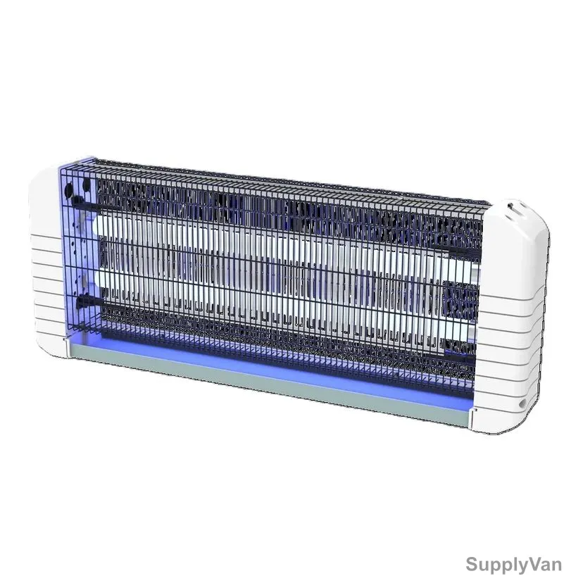Khind 2 In 1 Wall Mounted Insect Killer With Glue Board, IK2420W, 45W, IPX0, 100 SQ.Mtrs, White