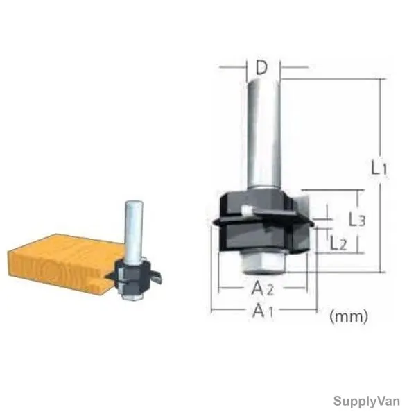 Makita Board Jointing Bit, 793191-1, 38x20MM