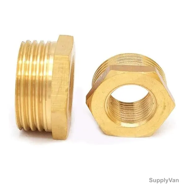 Brass Reducer, 32MM Inlet Size x 20MM Outlet Size