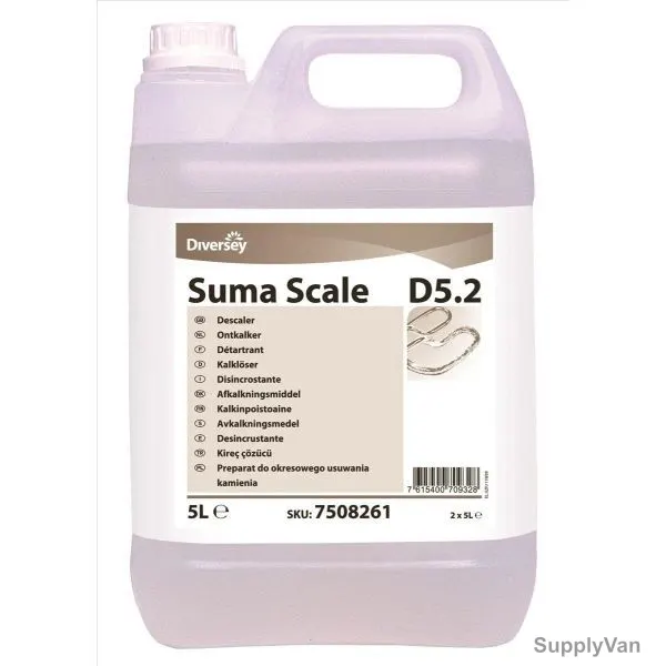 Diversey Suma Scale D5.2 Descaler, 7508261, 5 Ltrs