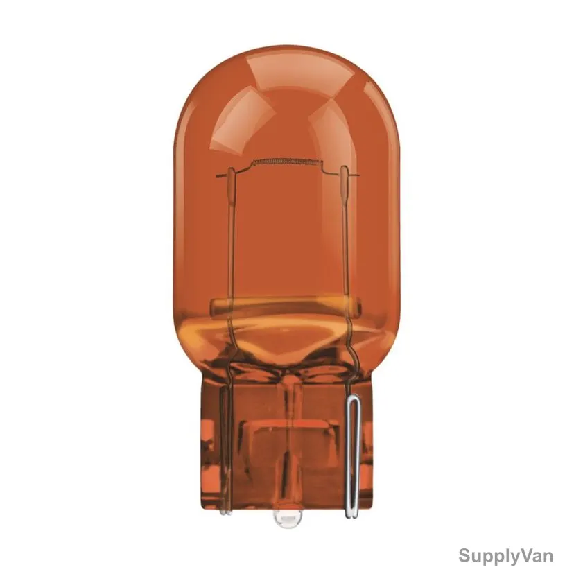 Osram Original Line WY21W Auxiliary Lamp With Glass Wedge Base, 7504, WX3x16d, 12V, 21W
