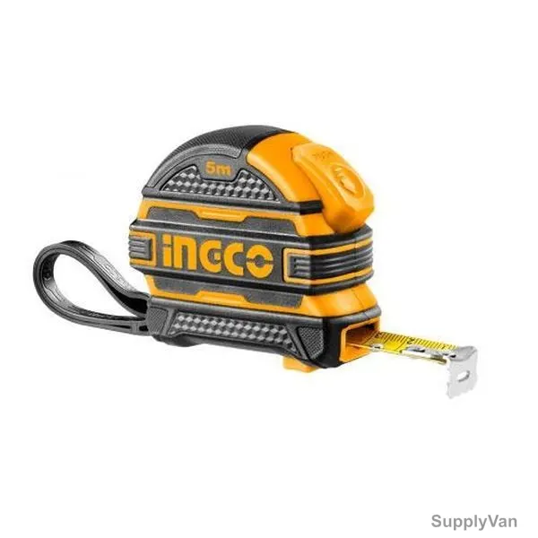 Ingco Measuring Tape, HSMT08525, Steel, 25MM Width x 5 Mtrs Length