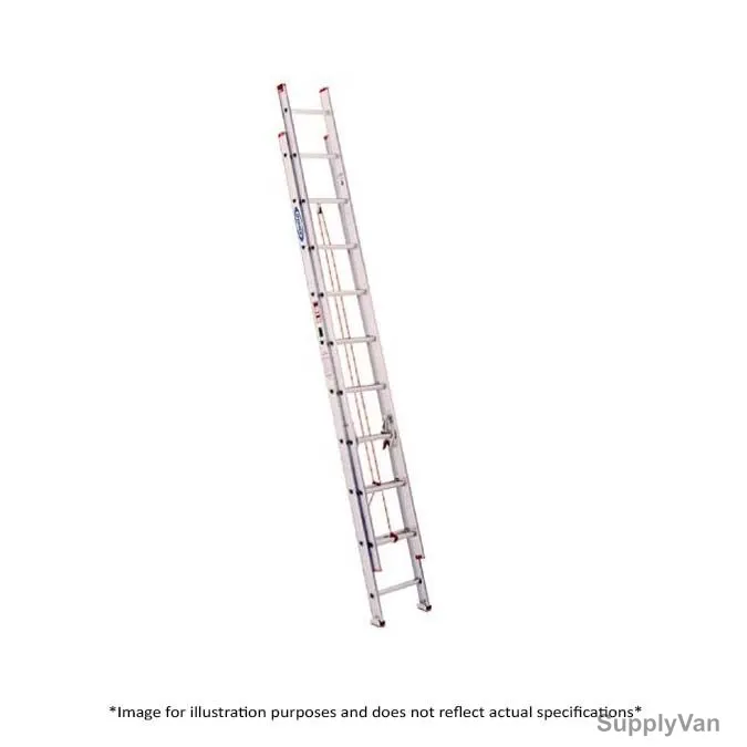 Altec Werner Extension Ladder, 1124-2, 12 Steps, 7.31 Mtrs, 90 Kg