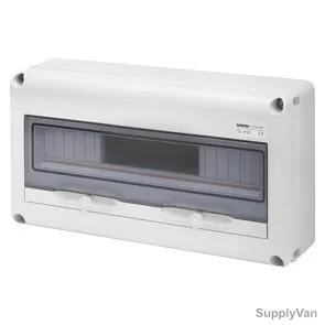 Gewiss Distribution Board, GW68024N, IP65, 52W, 14 Modules