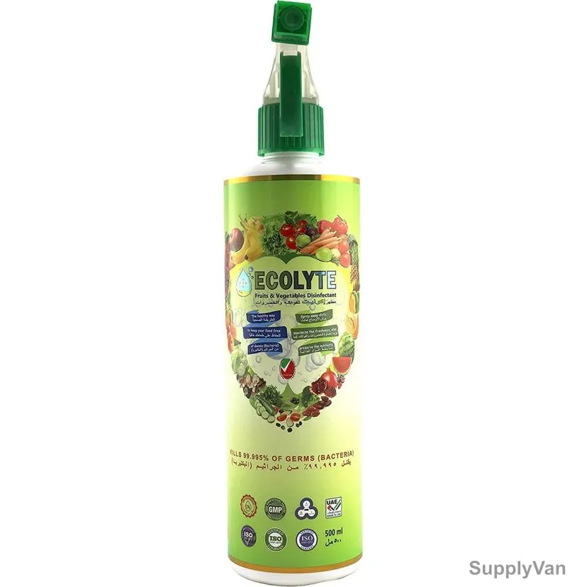 Ecolyte Plus 100% Natural Fruits and Vegetables Disinfectant, 500ML — image 1