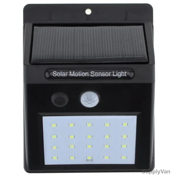 Fsolar LED Solar Sensor Wall Light, 0.55W