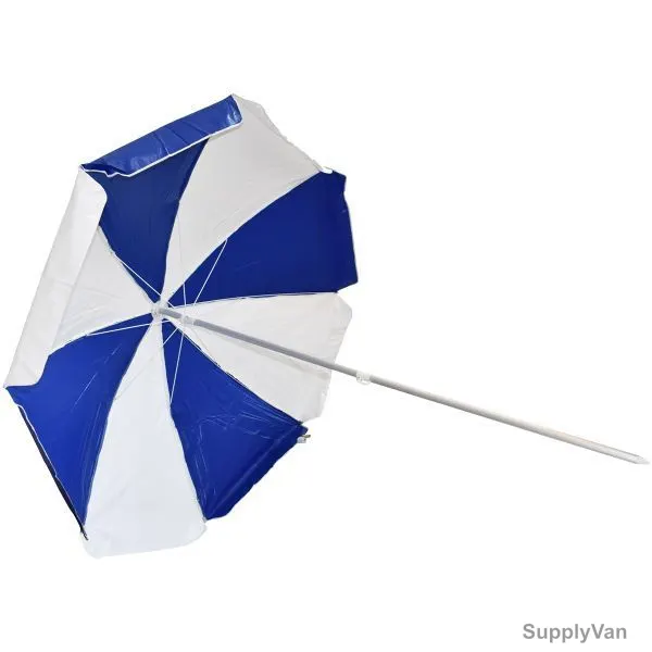 Profen Beach Umbrella, Bum-100, 2 Mtrs, Navy Blue and White