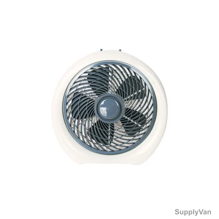 Geepas Box Fan, GF21119, 60W, 12 Inch, White/Grey