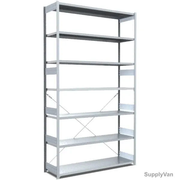 Bito Boltless Shelving, 10-17226, 3000 x 1358MM, Silver