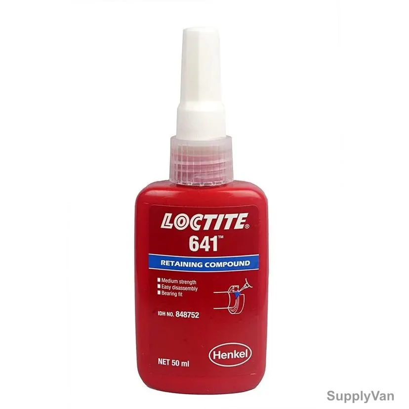Loctite Medium Strength Retaining Compound, 641, 50ML