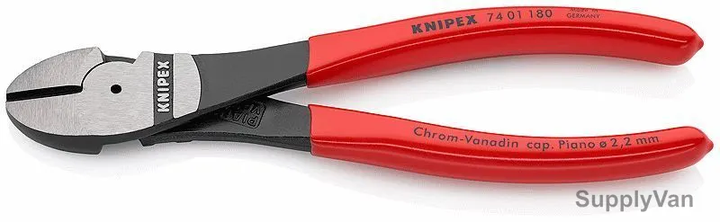 Knipex High Leverage Diagonal Cutter, 7401180, 7 Inch