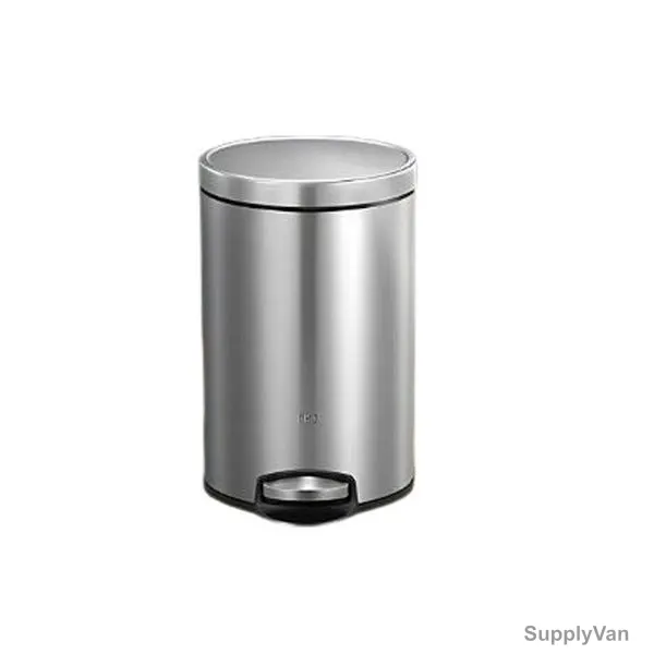 Eko Pedal Trash Bin, CHSS75-12, Stainless Steel, 12 Ltrs, Silver