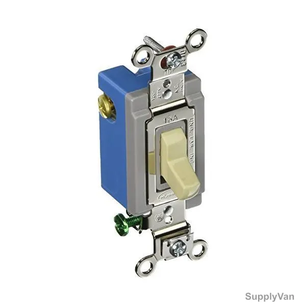 Hubbell 3 Way Toggle Switch, HUBHBL1203I, 15A, 120-277VAC