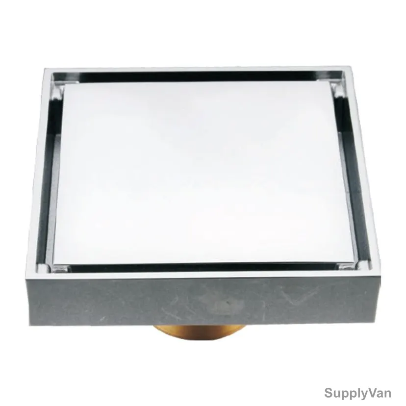 Milano Heavy Duty Floor Drain, Conceal, Stainless Steel, 10CM Width x 10CM Length, Chrome Finish
