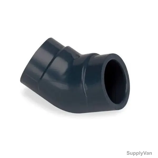 Gf High Pressure Elbow, PVC, 3/4 Inch, 45 Degree