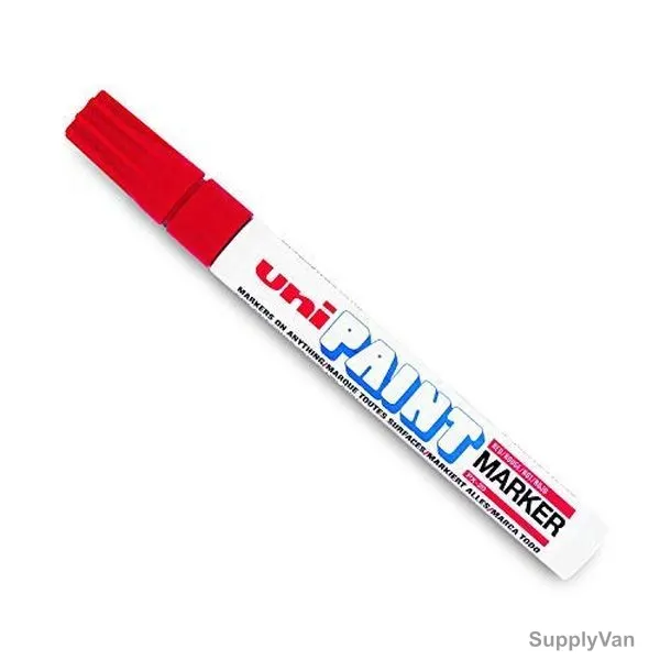 Uni-Ball Paint Marker, PX-20, 2.2-2.8MM Tip, Red, 12 Pcs/Pack