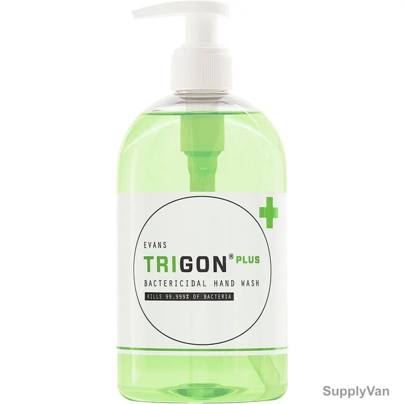 Evans Trigon Plus Unperfumed Bactericidal Hand Wash, 500ML, 6 Pcs/Pack