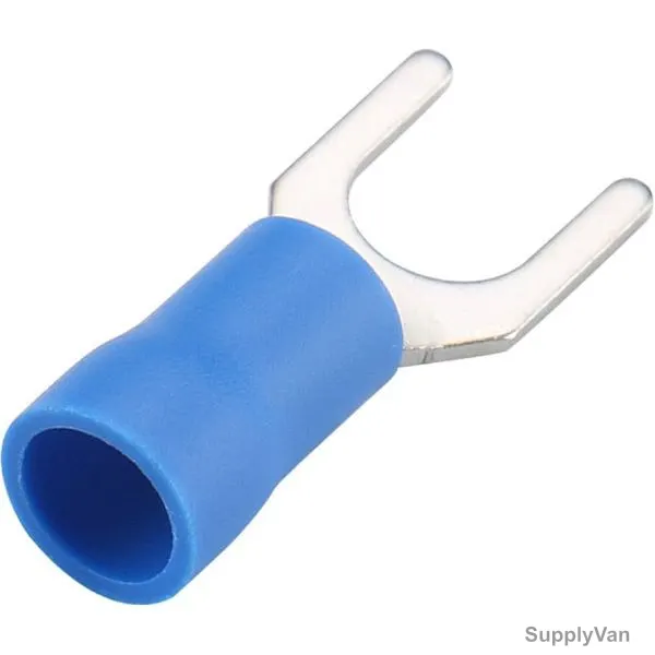 Melfi Fork Terminal, SVS2-5B, 2.5 Inch, Blue, 100 Pcs/Box