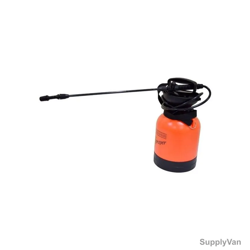 Akc Pressure Spray Bottle, SX17, Plastic, 3 Ltrs, Orange/Black