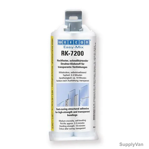 Weicon Easy-Mix RK-7200 Structural Acrylic Adhesive, 10564050, 50GM